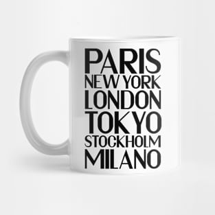 FAVE CITIES Mug